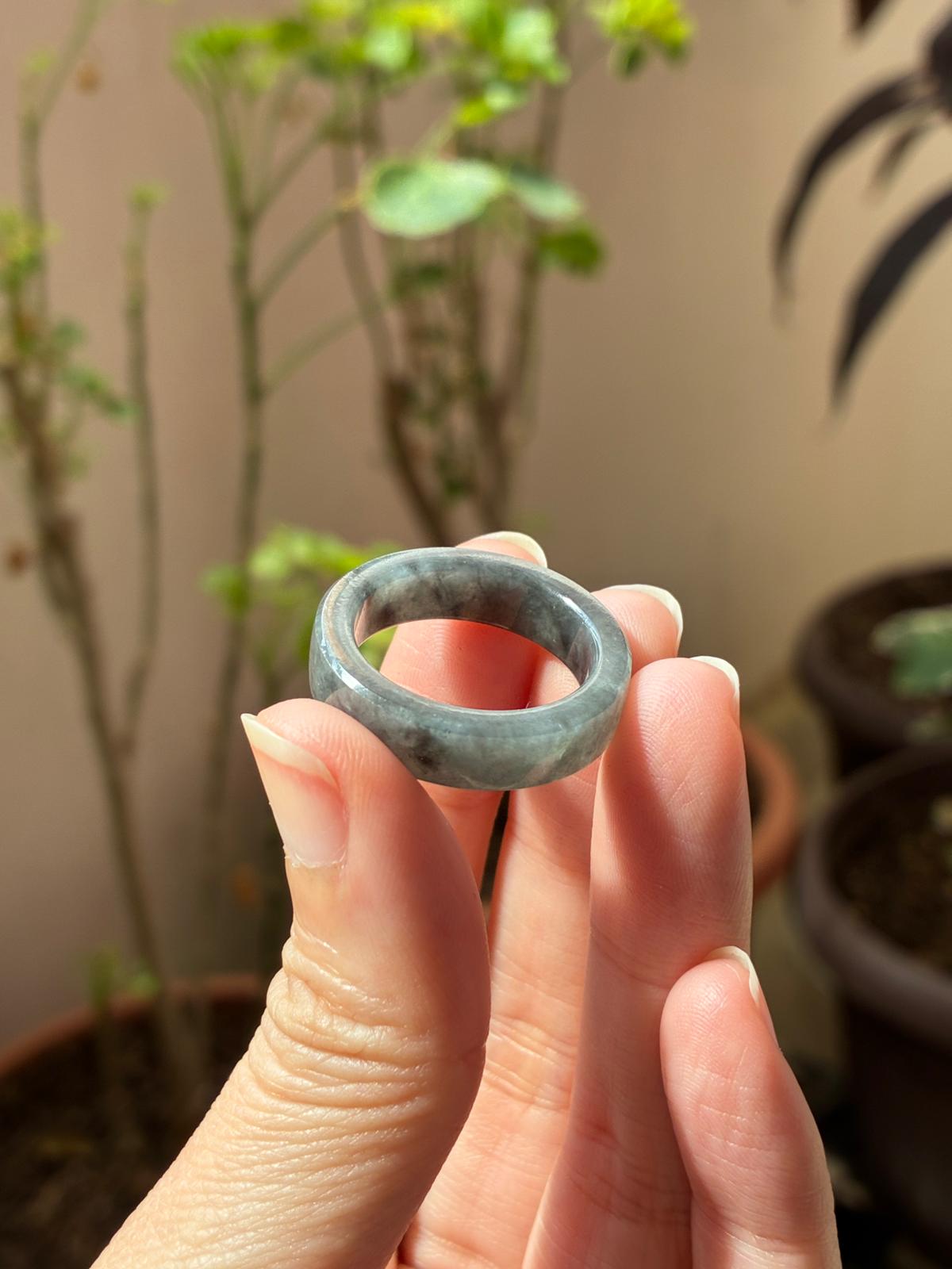 Icy Wuji Black Abacus Ring (US9)