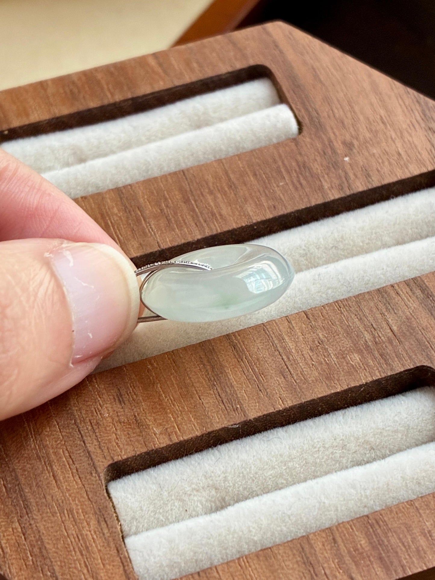 18K Icy Colorless Donut Pendant (Thick Cut!)