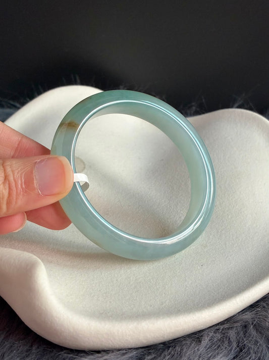 53.0mm Light Blue with Brown (Oval)