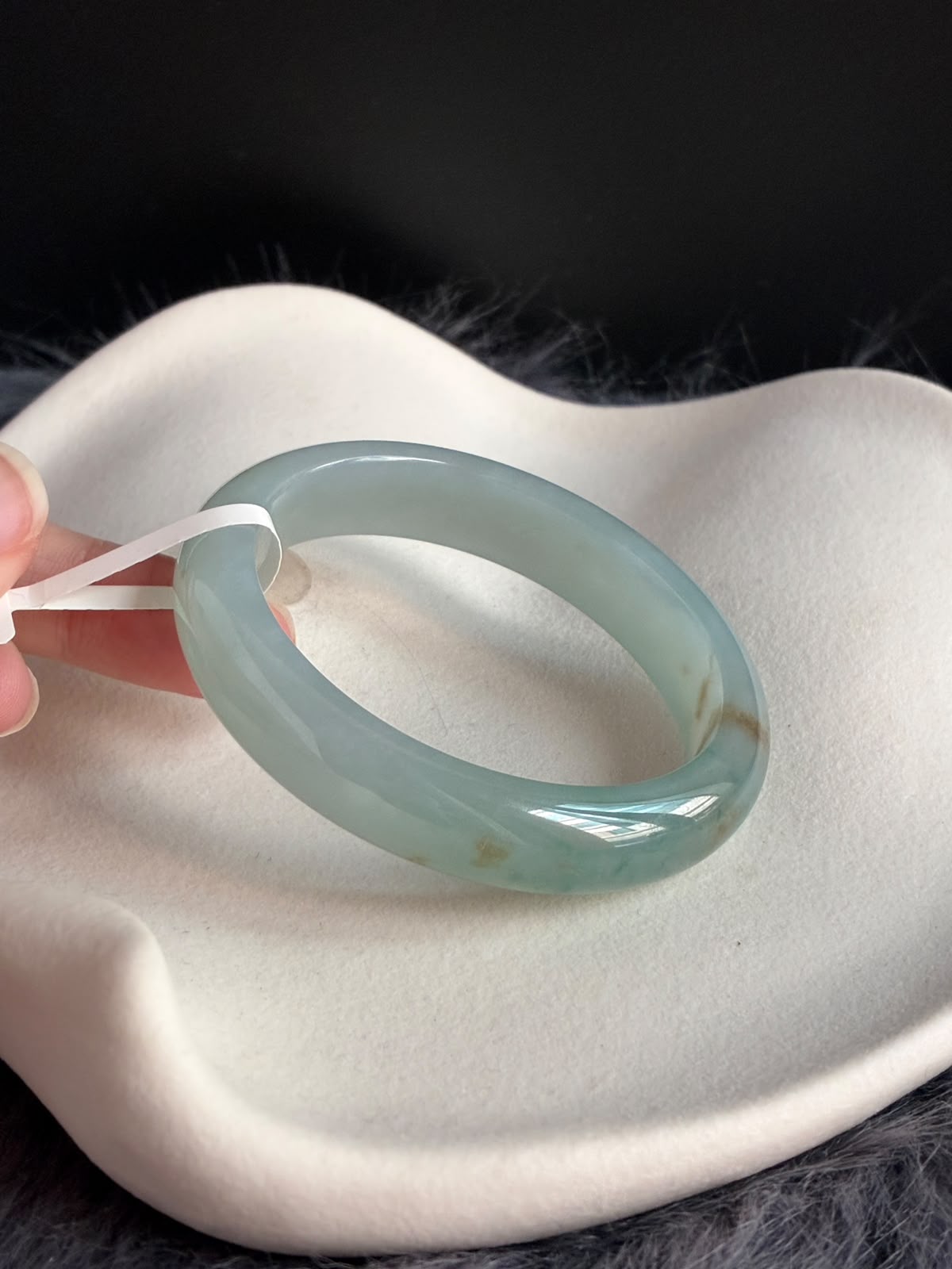 53.0mm Light Blue with Brown (Oval)