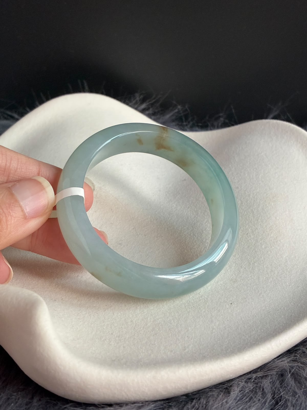 53.0mm Light Blue with Brown (Oval)