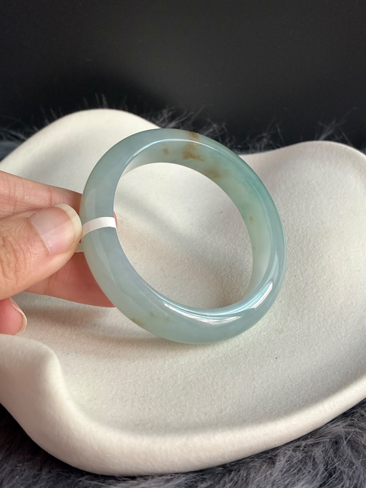 53.0mm Light Blue with Brown (Oval)