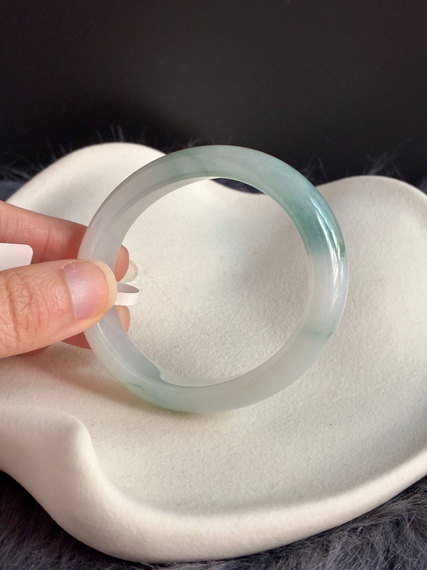 52.4mm Icy Jelly White Florals (Oval)