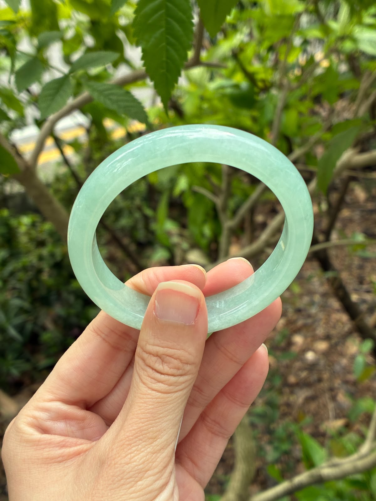 57.5mm Icy Vivid Maldives Turquoise Oval (Premium!)