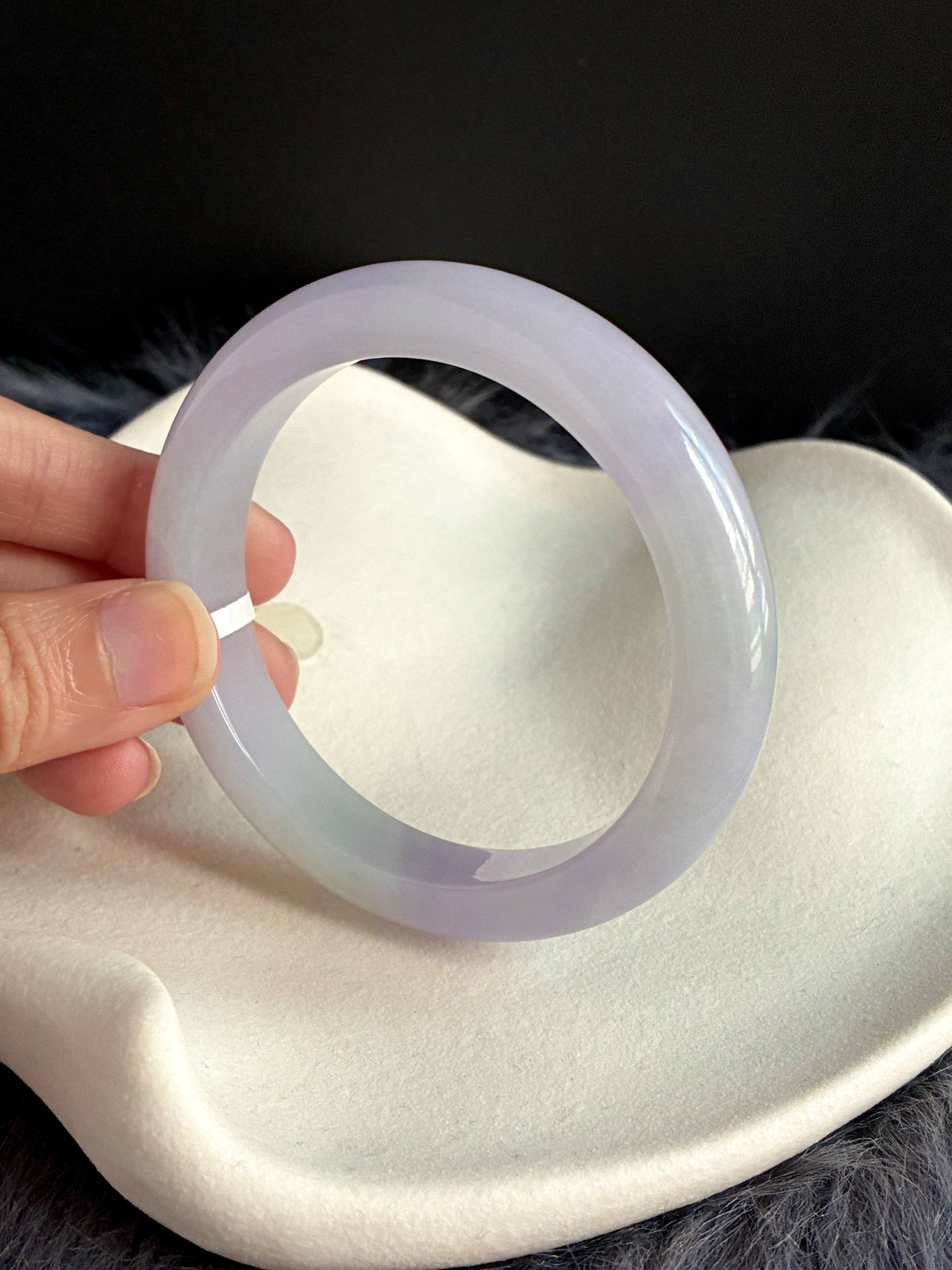 57.4mm Icy Lavender with Faint Green