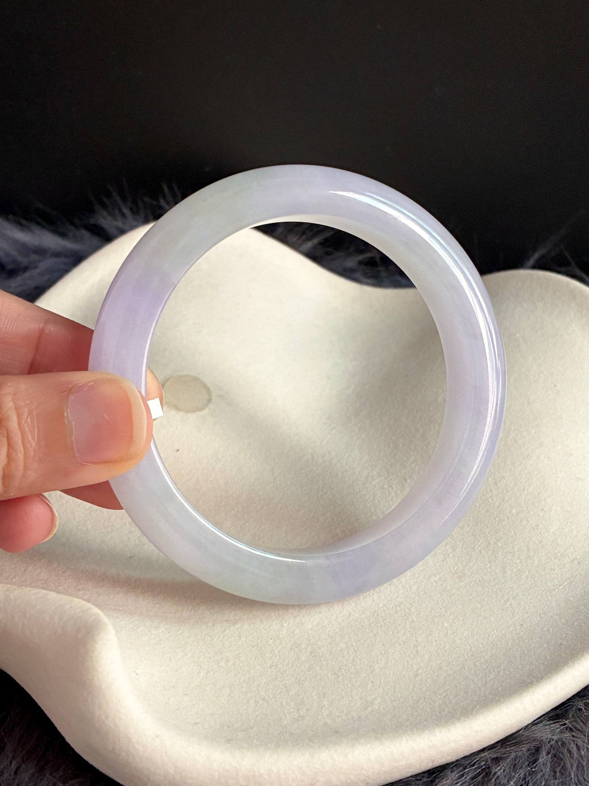 57.4mm Icy Lavender with Faint Green