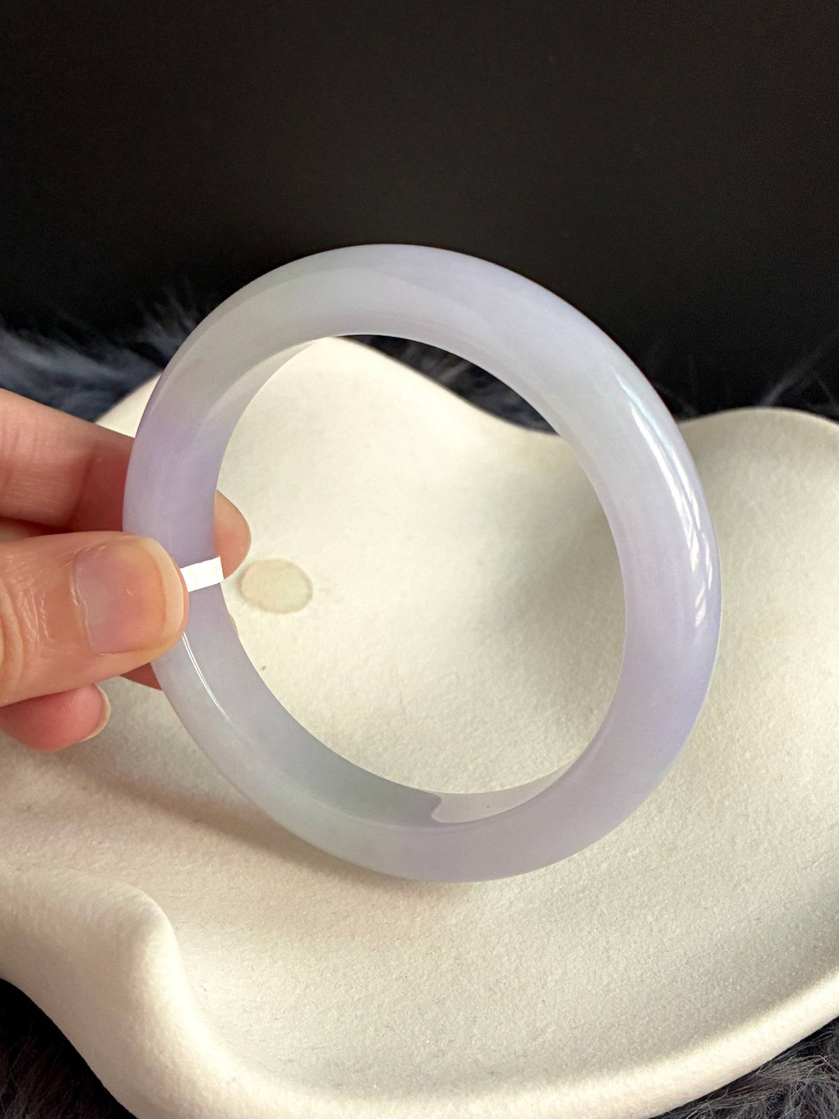57.4mm Icy Lavender with Faint Green