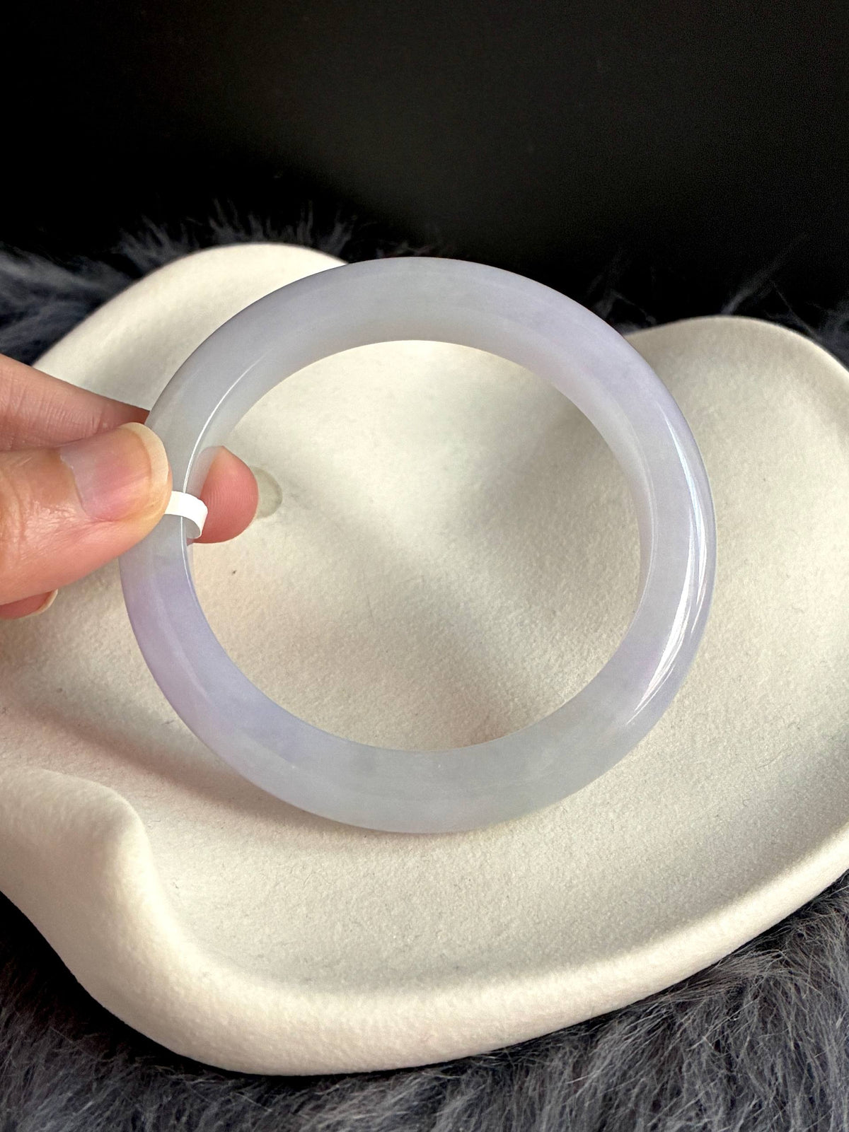 57.4mm Icy Lavender with Faint Green