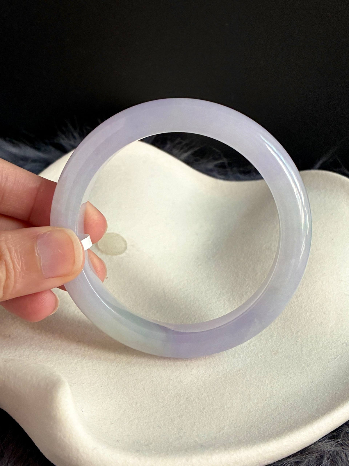 57.4mm Icy Lavender with Faint Green