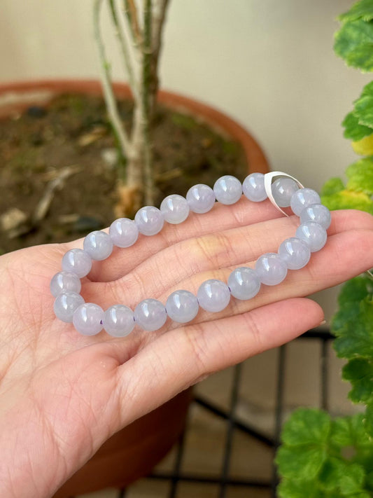 8.0mm Icy Lavender Bracelet (Premium)